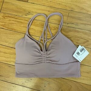 Lululemon Nulu Strappy V Neck Yoga Bra Light Support A/B Cup Size 4 NWT